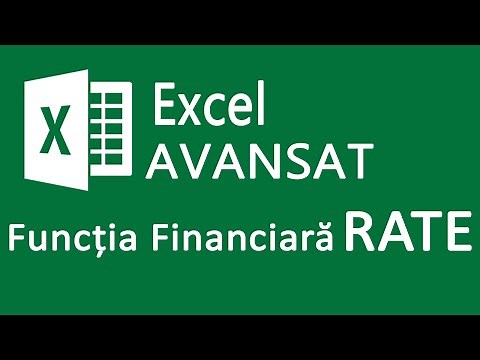 03 - Excel Avansat - Functia Financiara RATE