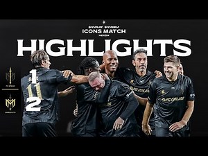 FULL HIGHLIGHTS ATTACKERS vs DEFENDERS: 2025 ICONS MATCH RONALDINHO BALE GERRARD ROONEY NESTA