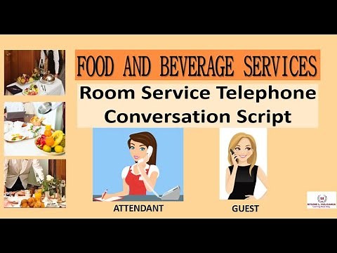 TLE / TVL Food and Beverage Services - Room Service Conversation Script