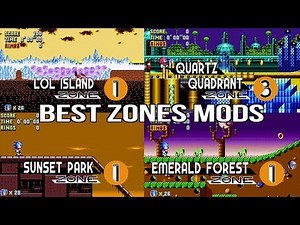 Sonic Mania Best Mods! #9 Best Zones!!