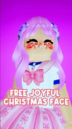 How To Get FREE Christmas Face in Roblox 🎄#roblox #robloxugc
