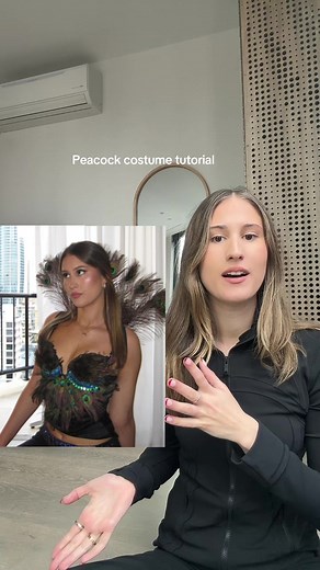 DIY Peacock Costume Tutorial for Halloween