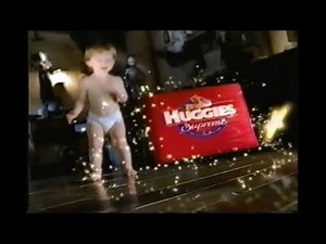 Huggies Supreme Diapers Puppet Commercial 1998