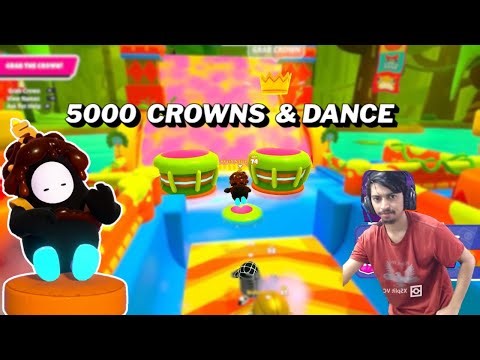 Don't Watch my Dance After Reaching 5000 crowns In Fall Guys 👑😂