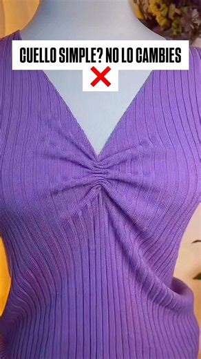 How to modify your neckline without cutting | Easy and elegant trick #sewing #sewing