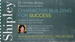 Dr. Michele Borba - Guest Speaker at The Shipley School