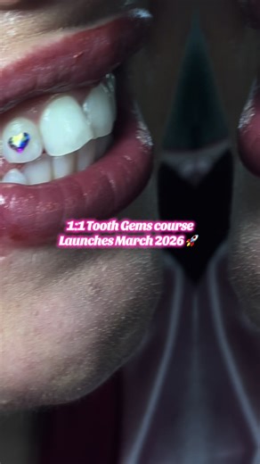 ✨ HOUSTON — I’m officially opening spots March 2026 for my 1:1 Tooth Gem course ✨ After 3 years as a tooth gem artist, I’m finally teaching everything I’ve learned — from proper application to trusted vendors & real client experiences. ✨The Art of Tooth Gems✨ Includes: ✔ 1:1 hands-on training ✔ Ebook business guidance ✔ Lifetime mentorship ✔ Certificate of completion ⚠️ Limited spots available 📆 Deposit required to lock in date 📩 Comment “Iced Smiles” for more details on pricing. Let’s turn yo