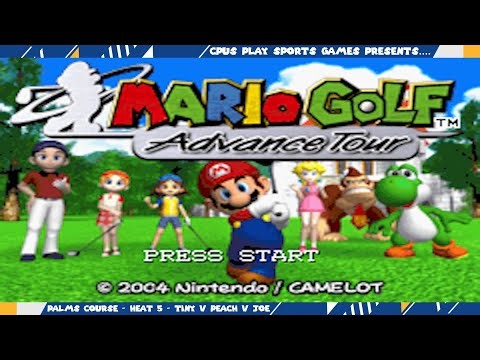Mario Golf: Advance Tour - Palms Course - Heat 5 - Tiny v Peach v Joe