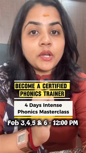 Learn With Arivumani | 🌟 4-Day Phonics Masterclass – Learn. Practice. Transform. 🌟 Are you a parent or teacher who wants to help children read with confidence... | Instagram