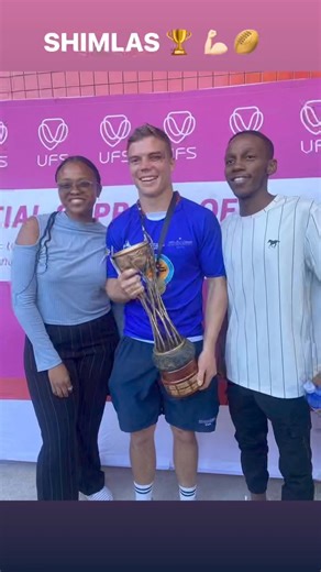 The FNB UFS Shimlas paraded the Varsity Cup trophy across the Bloemfontein and South campuses today, celebrating their triumph with the UFS community. Amid cheers and selfies, the champions shared heartfelt moments with their devoted fans. Shimla Rugby expressed gratitude for the unwavering support through thick and thin.   #RugbyThatRocks #ShimlasParade #ProudlyKovsies #GlobalSportsNews ©️ Kovsies | Global Sports News | Facebook