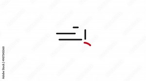 Document error failed delete sign animation video