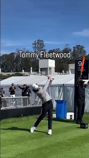 PGA Top Plyer Power Hitter Tommy Fleetwood Awesome Swing Motion & Slow Motion
