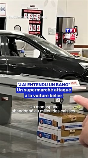 36K views · 428 reactions | Un casse à la voiture bélier a visé un magasin Costco à Pontault-Combault, en Seine-et-Marne, dans la nuit de jeudi à vendredi. Trois individus, dont au moins un armé d'une hache, ont dévalisé le rayon téléphonie, laissant les employés sous le choc. | TF1 INFO | Facebook