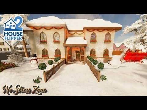 House Flipper 2 – The Coziest Christmas Build | No Commentary custom job