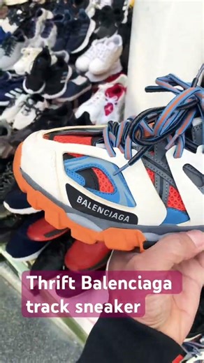 Thrifting Balenciaga track sneakers