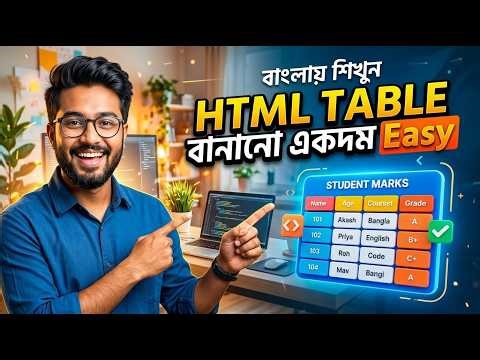How to Create & Style Tables in HTML CSS (Beginner to Advanced) | Tutorial 13