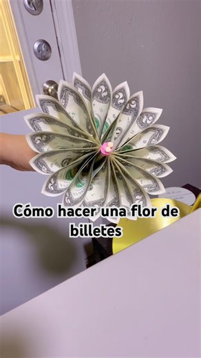 How to make a flower out of banknotes #flower #money