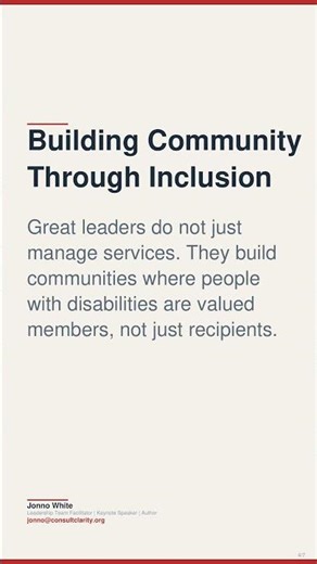 Leadership in Disability Services: Edward Amey