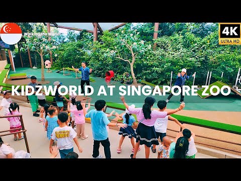 Inside KidzWorld at Singapore Zoo - FULL Tour | ALL Animals, Shows & Play Areas [4K]
