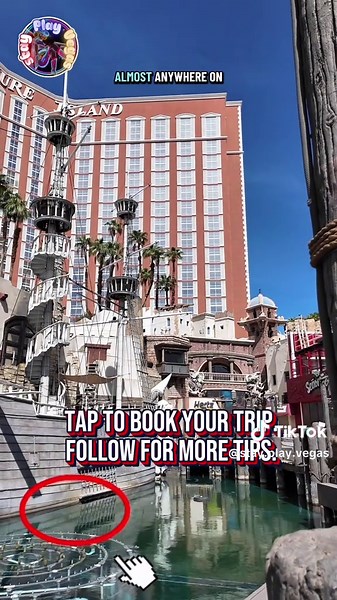 The smartest Las Vegas hotel hack nobody checks before booking: where is the closest convenience store? Treasure Island has a CVS inside the building, open 24 hours, so your snacks, drinks and sunscreen cost what they should instead of gift shop prices. Treasure Island is bookable through the green location tag. #tiktokgocreator #vegastips #treasureisland #vegasonabudget #vegastiktok