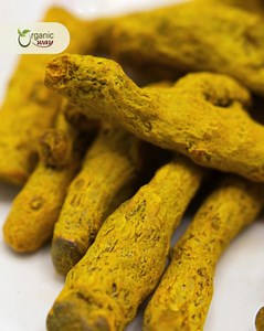 Organic Way Turmeric Root Whole (Curcuma Longa) - Herbal Tea | Kosher & USDA Certified | Vegan, Non-GMO & Gluten Free | Tested for Heavy Metal and Purity | 100% Raw from India (4 oz - 1/4 lbs)