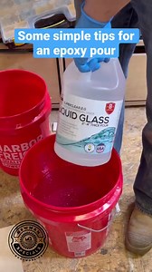 Simple tips to help large epoxy pours #woodworking #epoxy #tipsandtricks