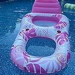 SLOOSH Inflatable Pool Floats Lounger Adult, Pool Float Lounge Raft Floaties Water Floating Recliner Chair with Cup Holders Foot Rest Swimming Floaty