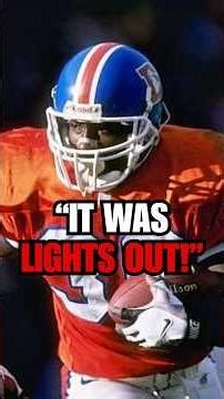 Terrell Davis TELLS a STORY of the time he got HIT HARD by Hardy Nickerson! 🔥#shorts #nfl