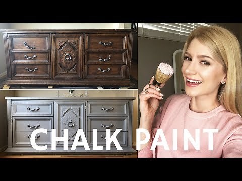Dresser Makeover with Annie Sloan Chalk Paint French Linen