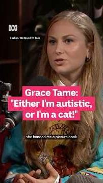 Grace Tame discovers she is autistic AF 🐈‍⬛ #autism #gracetame #interview
