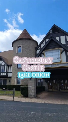 Canterbury Castle at Canterbury Village in Lake Orion, Michigan, is a historic destination known for its unique event space, a popular banquet hall and wedding venue with a fairytale ambiance featuring castle-like architecture, grand staircases, and stained-glass windows. 🏰 Offering full-service dining experiences, numerous seasonal festivals and events, and a picturesque setting for weddings. Location 📍2325 Joslyn Rd, Lake Orion, MI 48360 #castle #michiganders #canterburyvillage | Cassondra W