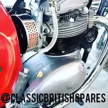 Starting A 1969 BSA A65 Lightning 650