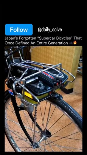 Mr Car on Instagram: "These bikes were so futuristic for their time that many people genuinely believed Japan was engineering the future of transportation on two wheels. 🚧⚙️ In the late 1970s and early 1980s, Japan introduced a series of “supercar bicycles” that blended childhood imagination with real automotive design. Kids weren’t just riding bikes. They were riding scaled-down sports cars built with surprising mechanical detail. These iconic models came with features that didn’t exist on any