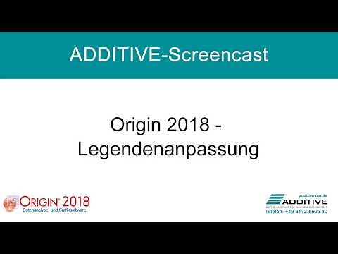 OriginLab Origin® 2018: Legendenanpassungen