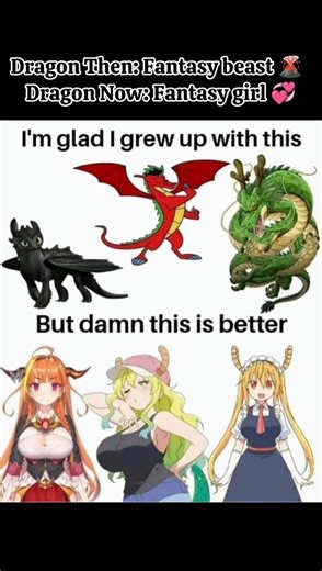 From dragon training to dragon simping 💀🔥 #anime #dragon #waifu