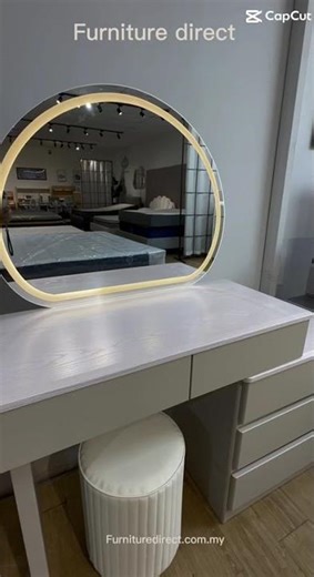 LEGACY Expandable LED Mirror Dressing Table SetLEGACY Expandable LED Mirror Dressing Table Set