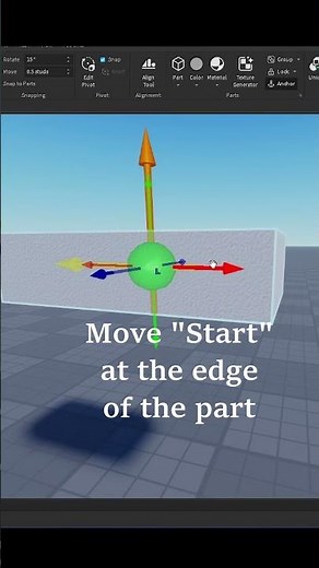 HOW TO CREATE BEAMS IN ROBLOX STUDIO IN UNDER A MINUTE!! #tutorial #reels #roblox #robloxstudio