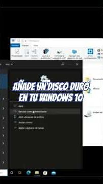 💽 Cómo AÑADIR y CONFIGURAR un DISCO DURO NUEVO en Windows 10 | Formatear y asignar letra
