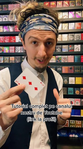 Ia o carte de joc si hai sa inveti. #tutorial #learnmagictricks #invatamagie #foryoupage