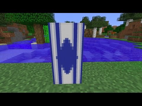 How to make the National Flag of Israel [ISR]//Minecraft