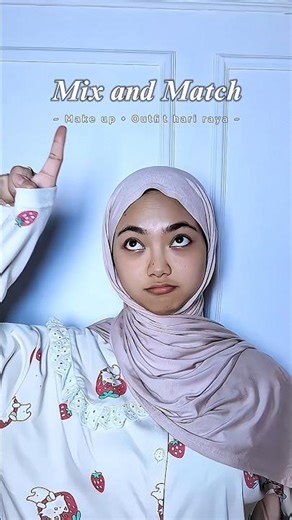 late post nih yg penting ikutan trend ini yaww🤭😅 #makeup #beauty #transisi#harirayaidulfitri#trend