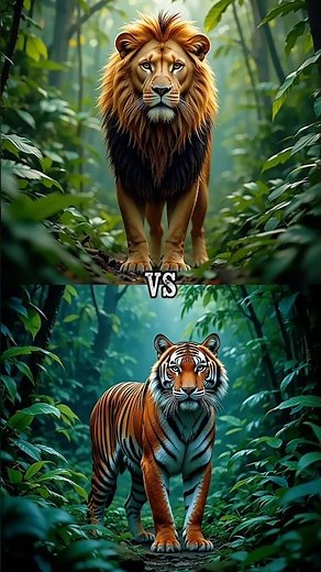 Lion vs Tiger Comparison (Weight, Height, Length,Bite Force, Speed)