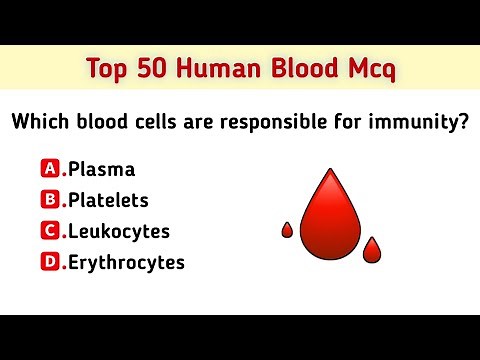 Human Blood Mcq | blood questions and answers | blood mcq