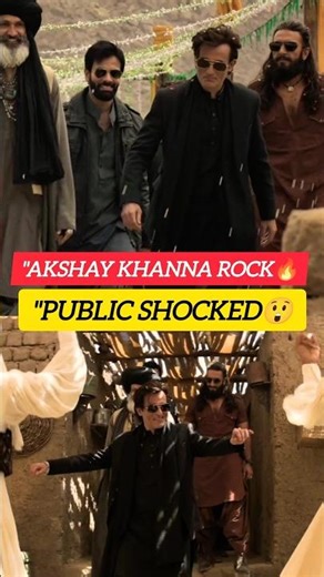 Akshaye Khanna ROCKS in Dhurandhar! Public Fully Shocked 🔥😱 #shorts
