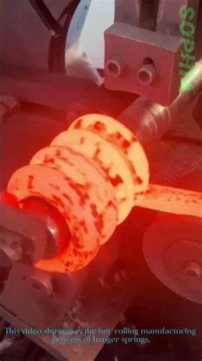 Hot-Rolling for Hanger Springs: Red-Hot Metal Turns Into Coils