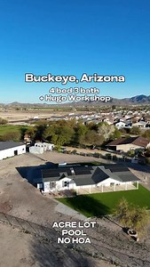 Fully Remodeled 4 Bedroom Home with a 5,000 sqft Workshop now available in Buckeye, Arizona! This home is sitting on a 1.2 Acre Lot, No HOA, a Pebble-tech Pool, Horse Privileges, and much more! DM me “5k sqft Workshop” for more information! Gabe Flores Real Estate Professional The Flores Team | A.Z. & Associates 📞 (602) 775-6161 📩 gabeflores@soldbytft.com Hablo Español 😁 #homeownership #homeowner #az #arizona #azrealestate | Gabe Flores