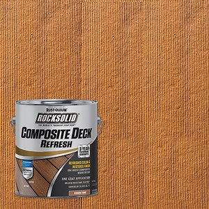 Reviews for Rust-Oleum RockSolid 1 Gal. Cedar Composite Deck Coating (2 Pack) | Pg 1 - The Home Depot