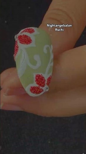 Amazing Flower Nail Art Design 😍 | Easy Nail Art Process 2026#nightangelsalon