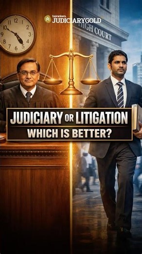 Judiciary vs Litigation ❓ Which Career is Right for You? ✔ What to Choose in Judiciary as Career 🤔