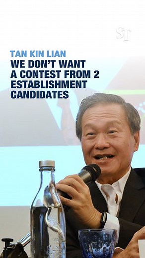 The Straits Times on Instagram: "“We don’t want a contest between 2 candidates from the establishment... the people of Singapore will be very sceptical,” said Mr Tan Kin Lian as he launched his bid for president. Link in bio @straits_times #PE2023 #PresidentialElection #Singapore #StraitsTimes"